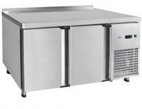 Стол холодильный низкотемпературный СХН-60-01 неохлаж. Столешница с бортом (дверь-стекло, ящики 1/2) Abat