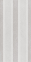 Плитка декор Нефрит Одри полоски серая 400x200x8 мм