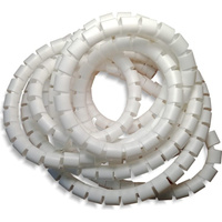 Спиральный защитный рукав PARLMU LXQ 22-2-k10, полиэтилен, размер 22, , цвет белый, длина 10 м