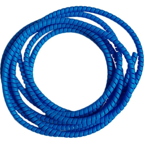 Спиральная пластиковая защита PARLMU SG-20-C14-k10, полипропилен, размер 20, выпуклая поверхность, цвет голубой, длина 1