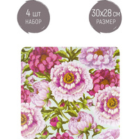 Набор салфеток плейсматов Nouvelle floristry, 30x28 см