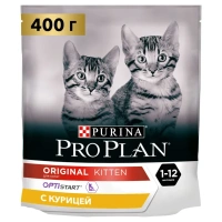 Про План Pro Plan Kitten Original Optistart Chicken Сухой корм для котят с курицей, уп. 400 гр