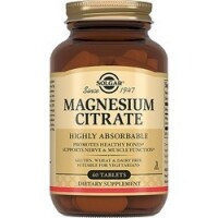 Solgar Magnesium Citrate - Цитрат магния 200 мг в таблетках, 60 шт