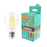 Лампа Camelion Filament 13Вт А60-FL E27 3000K