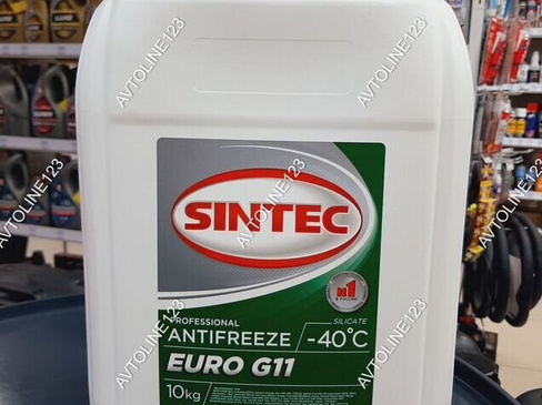 Антифриз Sintec euro G11 40 10 кг зеленый 99057