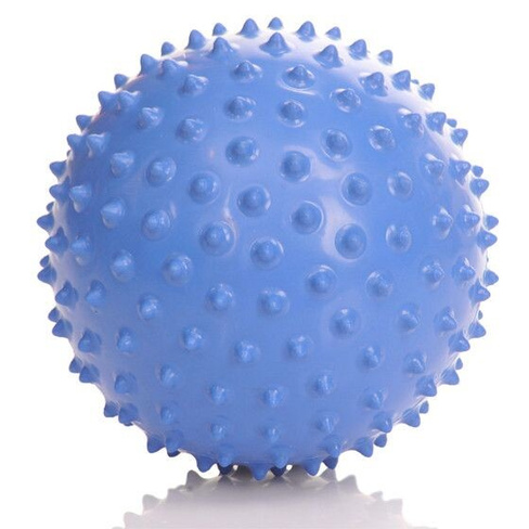М-130 Мяч для занятий лечебной физкультурой (массажный, 30 см, голубой)