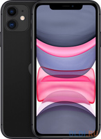 Смартфон Apple A2221 iPhone 11 128Gb 4Gb черный моноблок 3G 4G 6.1" 828x1792 iOS 15 12Mpix 802.11 a/b/g/n/ac/ax NFC GPS