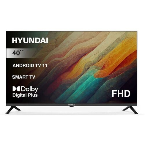 40" Телевизор Hyundai H-LED40BS5002, FULL HD, черный, СМАРТ ТВ, Android TV