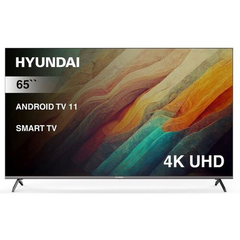 65" Телевизор Hyundai H-LED65BU7006, 4K Ultra HD, черный, СМАРТ ТВ, Android TV