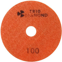 Алмазный гибкий шлифовальный круг Trio-Diamond Черепашка №100 (100 мм) Диск алмазный 340100