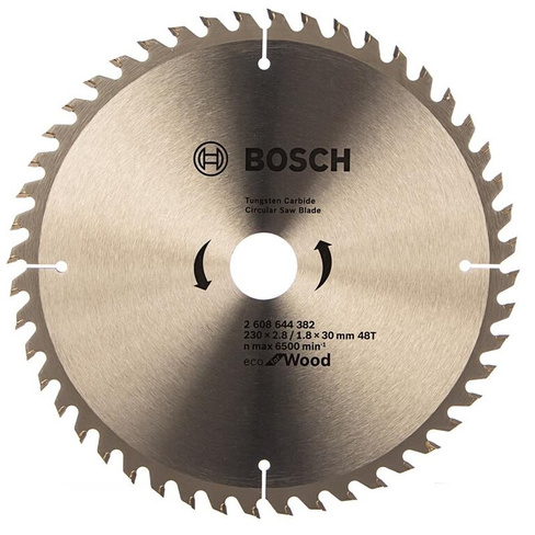 Пильный диск по дереву Bosch 2.608.644.382 (230x30 мм, 48 зубьев) Диск пильный