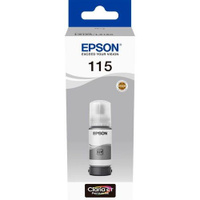 Чернила Epson 115 C13T07D54A, для Epson, 70мл, серый