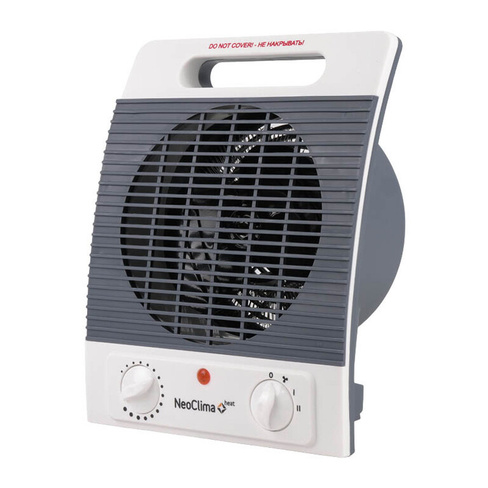 Напольный воздухообогреватель для дома NeoClima FH-05 (мощность 2000 вт, вес 0.9 кг, встроенный термостат) Тепловентилят
