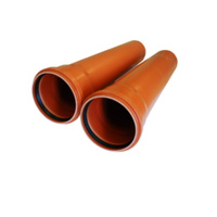 Труба для канализации Водполимер 110*2000 рыжая Труба канализационная Контур