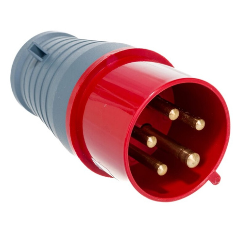 Вилка электрическая кабельная IEK ССИ-025 (32 А, 3P+PE+N, 380 В, IP44) PSR02-032-5 Вилка кабельная каб. 32А 3Р+Е+N 380В