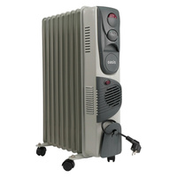 Масляный электрообогреватель с терморегулятором Oasis BB-20Т (9 секций, 2000 вт, площадь обогрева 20 кв.м.) Радиатор мас
