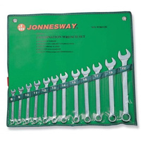 Набор комбинированных ключей Jonnesway W26112S (8-22 мм, 12 предметов) Набор ключей JONNESWAY 8-22 мм, 12 предметов W261