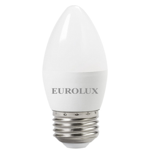 Светодиодная лампа Eurolux LL-E-C37-6W-230-4K-E27 Лампа