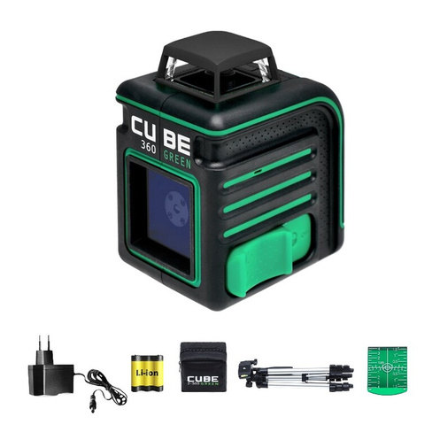 Лазерный уровень Ada CUBE 360 GREEN Professional Edition А00535 ADA
