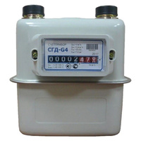 Правый счетчик газа Бетар СГД-G4-ТК с термокоррекцией (номинальный расход газа 4 куба) Счетчик для газа СГД-G4-ТК правый
