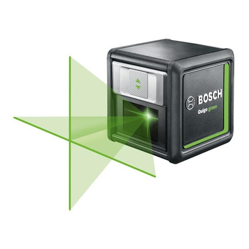Лазерный нивелир Bosch Quigo Green Basic, держатель ММ2, 0.603.663.C02 Нивелир лазерный