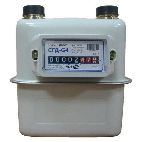 Левый счетчик газа Бетар СГД-G4-ТК с термо корректором (Qном. +/-3) Счетчик для газа СГД-G4-ТК левый