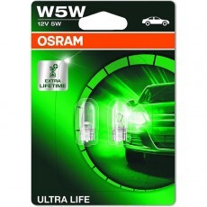Лампа 12V W5W 5W OSRAM Ultra Line 2 шт