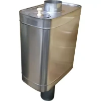 Бак для бани на трубе - 50л - AISI 430 - СМ
