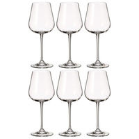 Набор бокалов для вина Crystal Bohemia Ardea стеклянные 450 мл (6 штук в упаковке)