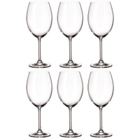 Набор бокалов для вина Crystal Bohemia Colibri стеклянные 580 мл (6 штук в упаковке)