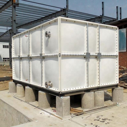 Резервуар прямоугольный стальной 50 м3 подземный для питьевой воды вертикальный