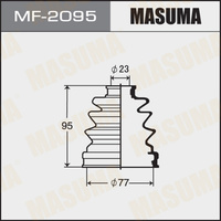 Пыльник наружный Mazda Tribute 01-03 "MASUMA"