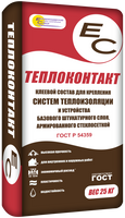 Клей для пенополистирола ЕС-Теплоконтакт, 25 кг (клей для пеноплекса, теплоплекса, всех видов теплоизоляции)