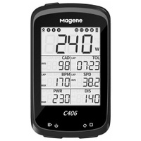 Беcпроводной GPS велокомпьютер Magene С406 - 37 функций (совместим с датчиками: скорости, каденса, пульса, измерителя мо