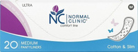 Normal Clinic Comfort Line Прокладки ежедневные "Ultra" cotton & slim Medium (180 мм), картоннаяй упаковка, 20 шт NORMAL