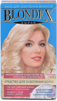 Supermash Blondex Super средство для осветления волос с аллантоином и хитозаном Florex-Super NEW КЕРАТИН