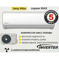 Сплит-система Kraft MAX KF-MAX07E inverter (завод Midea) KRAFT