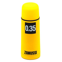 Термос ZANUSSI Cervinia 0,35л желтый нерж.сталь, резина