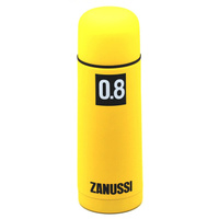 Термос ZANUSSI Cervinia 0,8л желтый нерж.сталь, резина