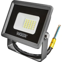 Прожектор светодиодный уличный Wolta 20 Вт 5700К IP65 нейтральный белый свет WOLTA None
