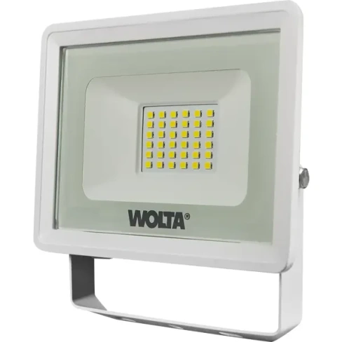 Прожектор светодиодный уличный SMD Wolta WFL-30W/08W 30 Вт 5700 К нейтральный белый свет WOLTA None