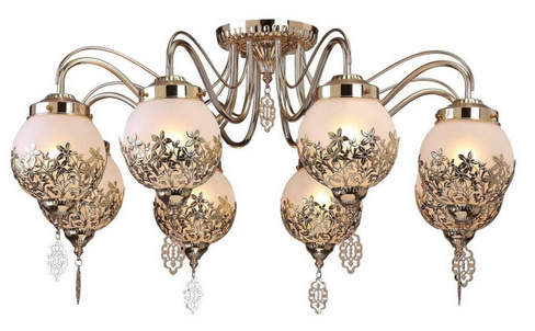 Потолочная люстра Arte Lamp Moroccana A4552PL-8GO