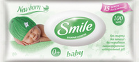 Ultra Fresh Premium BABY Фитолиния Влажные салфетки 100 шт Smile baby
