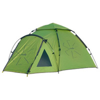Палатка трекинговая четырёхместная NORFIN Hake 4, зелeный Norfin