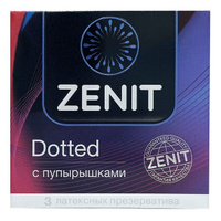 Презервативы латексные с точками Dotted Zenit/Зенит 3шт Чайна Тяньджин Рекэйр Ко Лтд.
