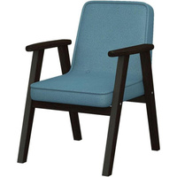 Кресло голубое (ткань)