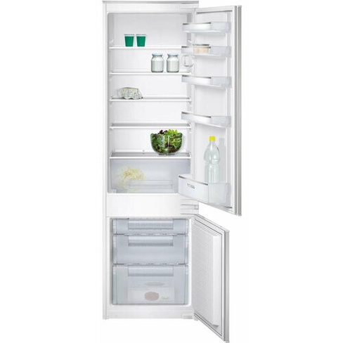 Встраиваемый холодильник с морозильной камерой снизу SIEMENS KI38VX22GB iQ100, 1775 x 562 x 550, 217/59 л, 40 дБ, зона с