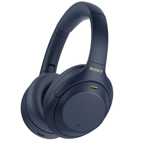 Наушники с микрофоном беспроводные Sony WH-1000XM4 blue, Bluetooth