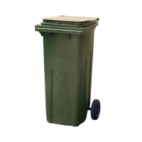 Мусорный контейнер п/э 240 литров МКТ зелёный МКТ 240 зеленый