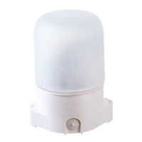 Светильник для бани ЭРА НББ 01-60-001 прямой IP65 E27 белый